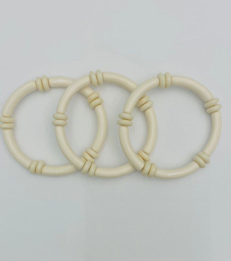 WOMENS TUBE BRACELET WITH BEADS
