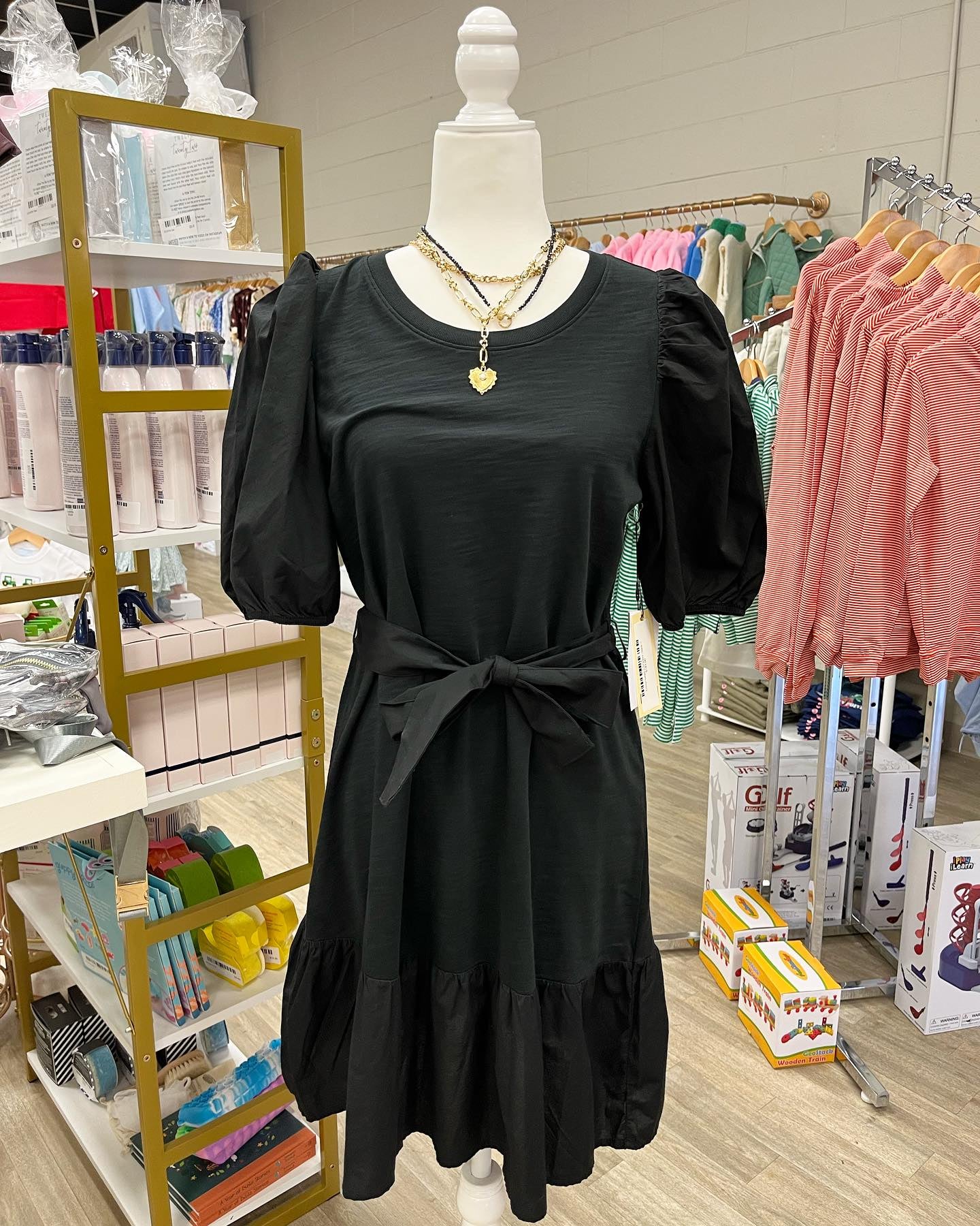 WOMENS Belted Mini Dress