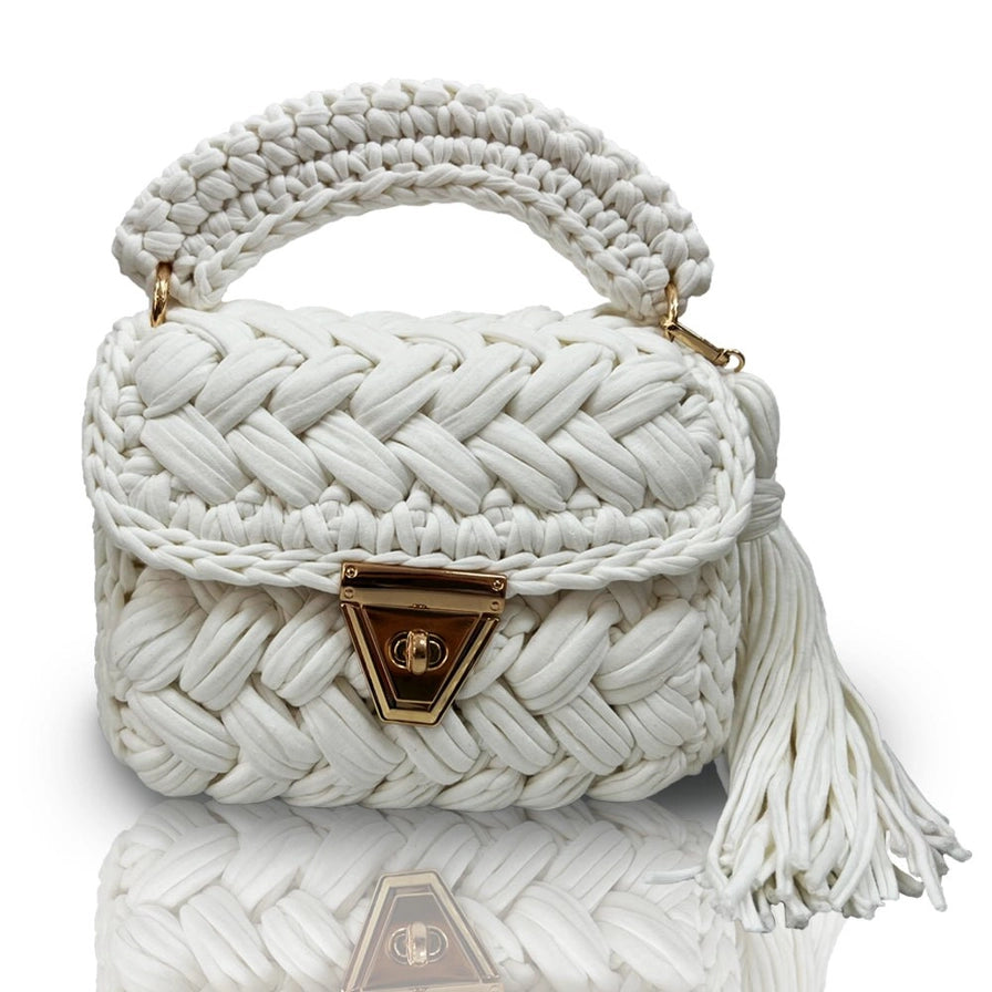 WOMENS CLUTCH WOVEN HANDBAG