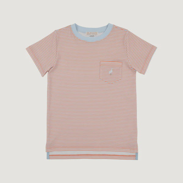 CHILDRENS CARTER TEE IN SEASHORE SHERBET STRIPE
