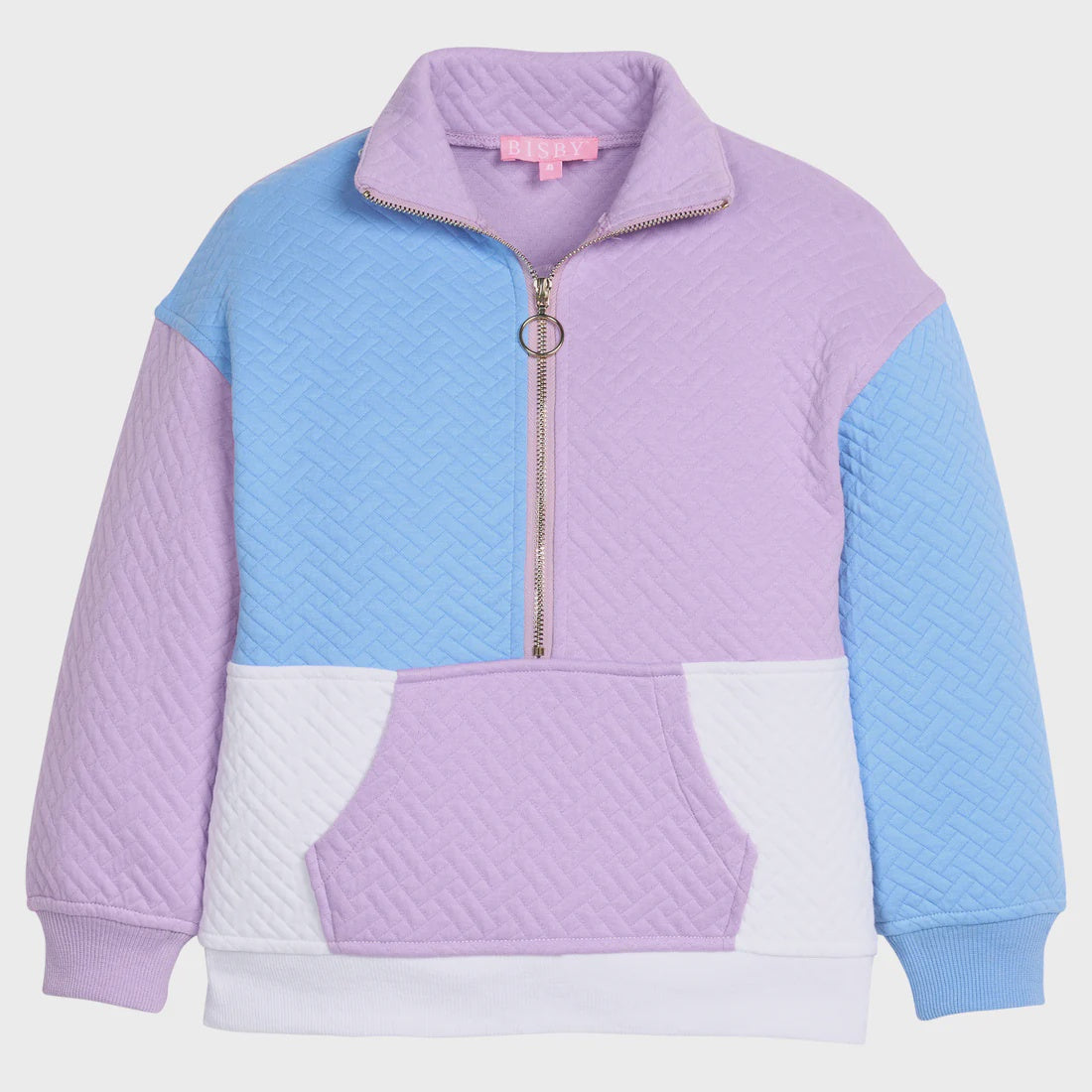 CHILDRENS BISBY COLOR BLOCK PULLOVER