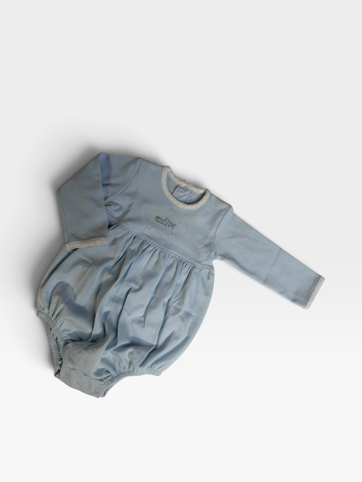 CHILDRENS LS BLUE AIRPLANE BUBBLE