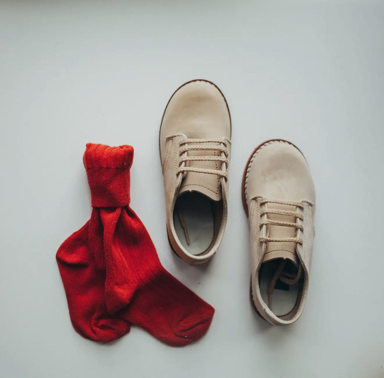 Childrens Harvey Oxford in Tan