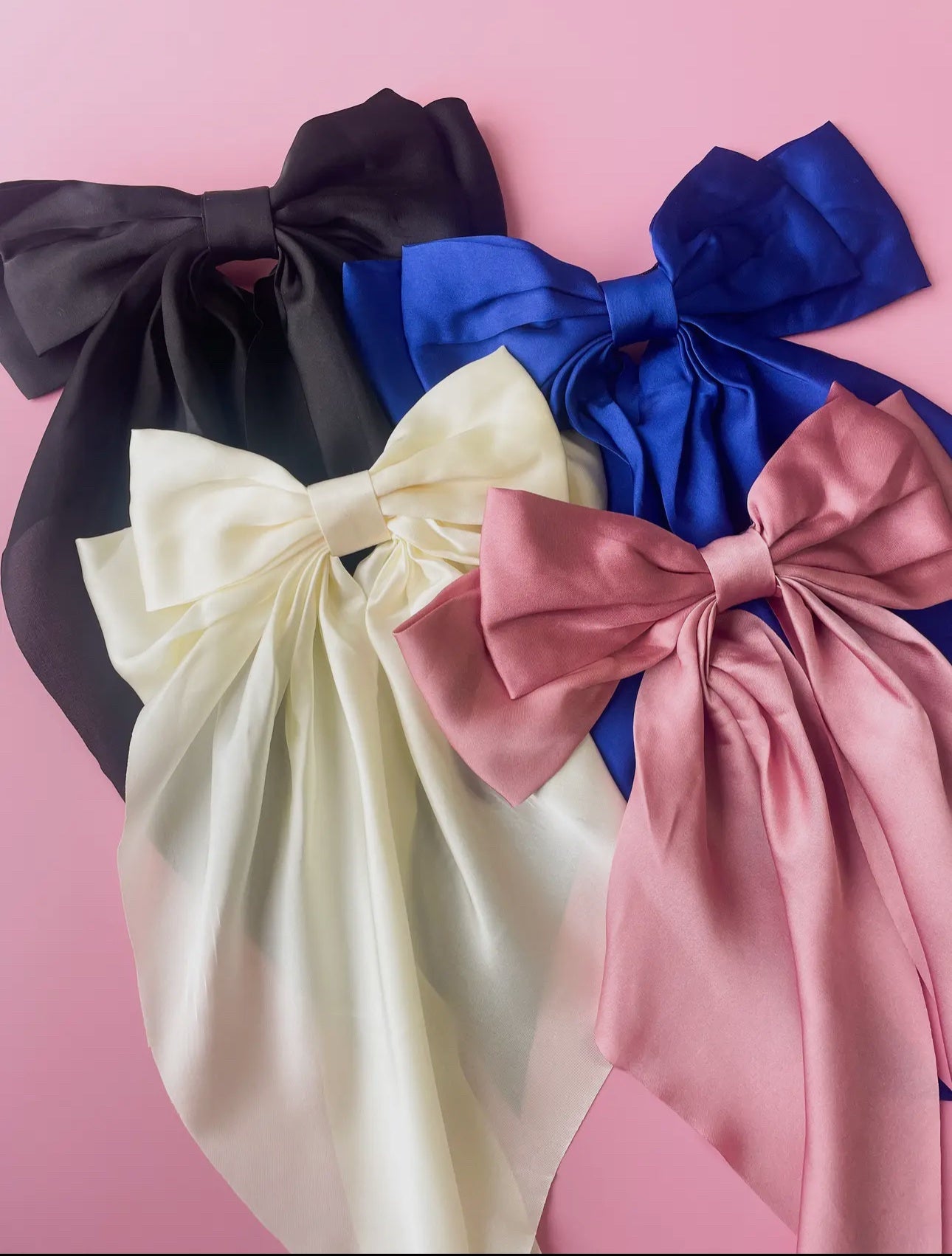 Childrens Oversized Bow Barrette