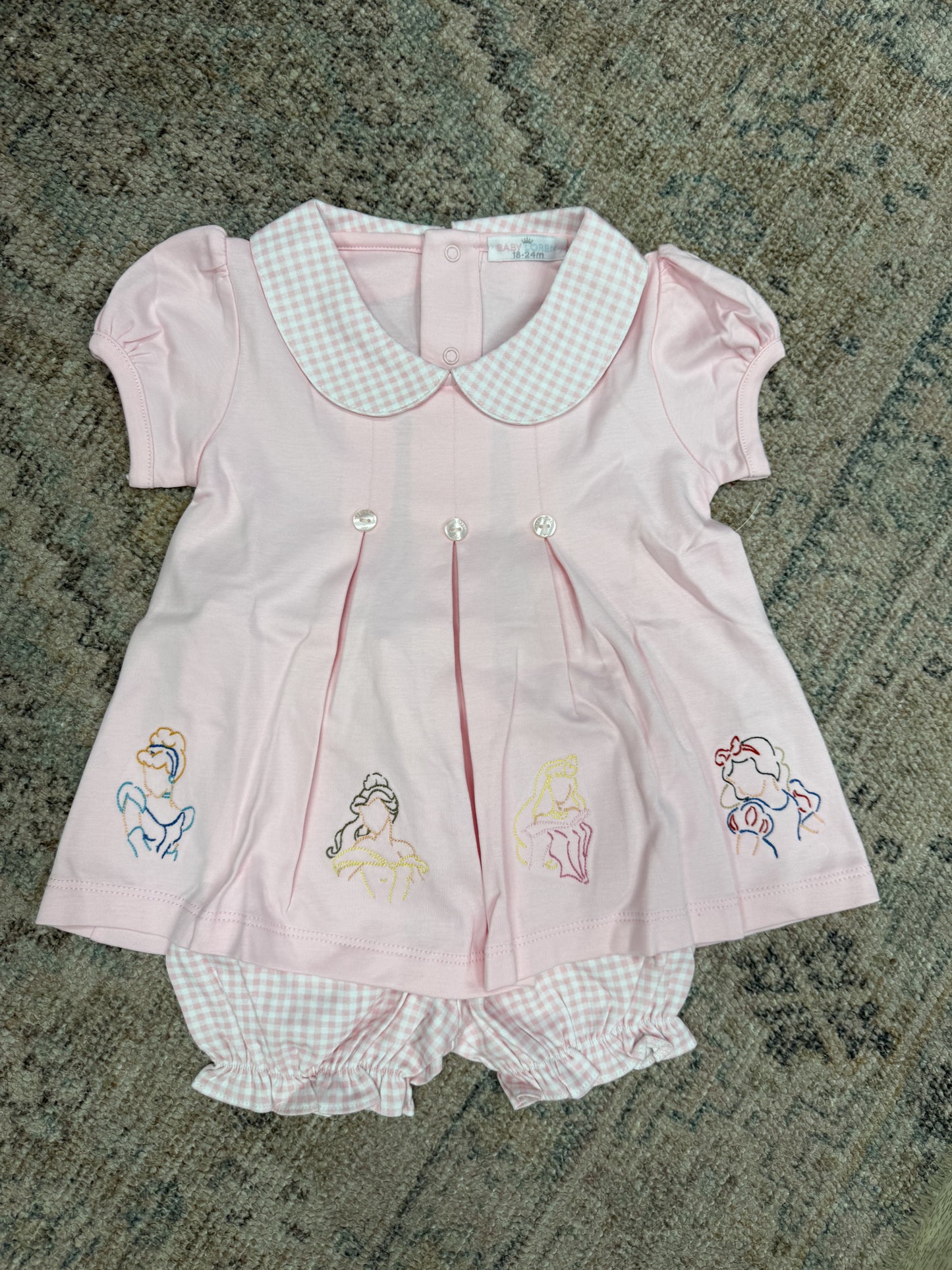 CHILDRENS Princess Pima Bloomer Set