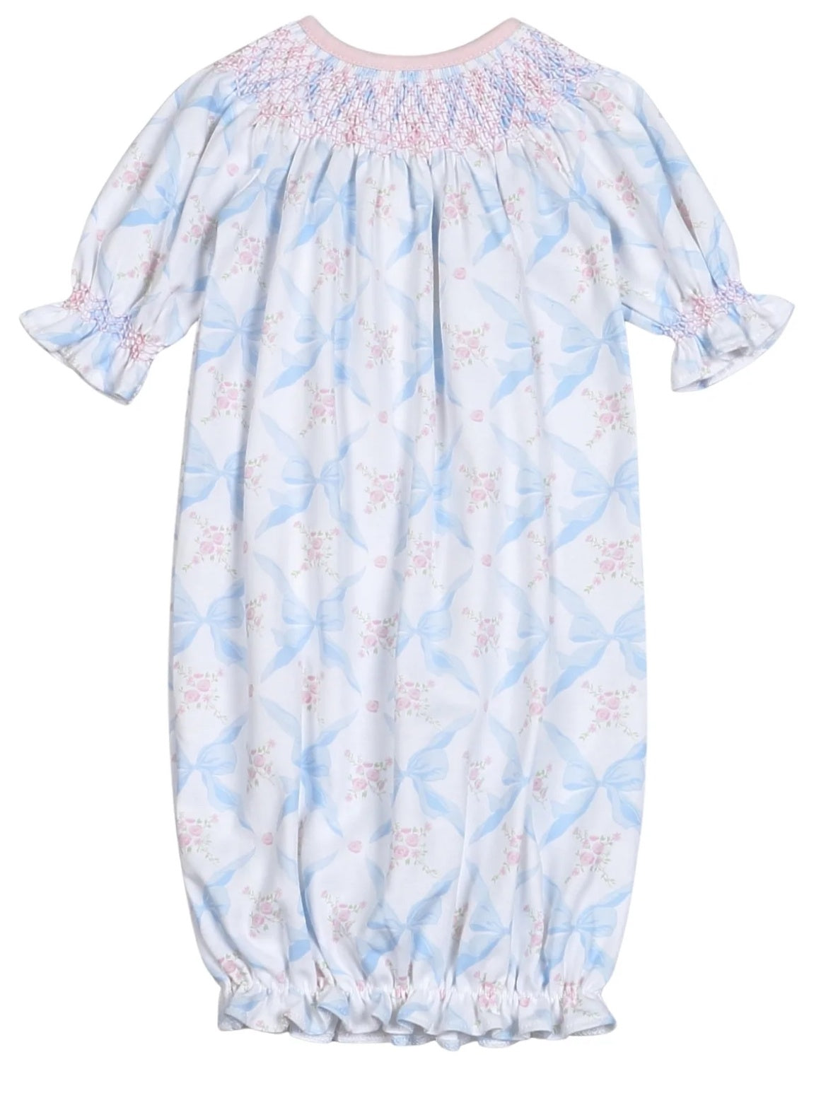 Childrens Blue Bows Gown