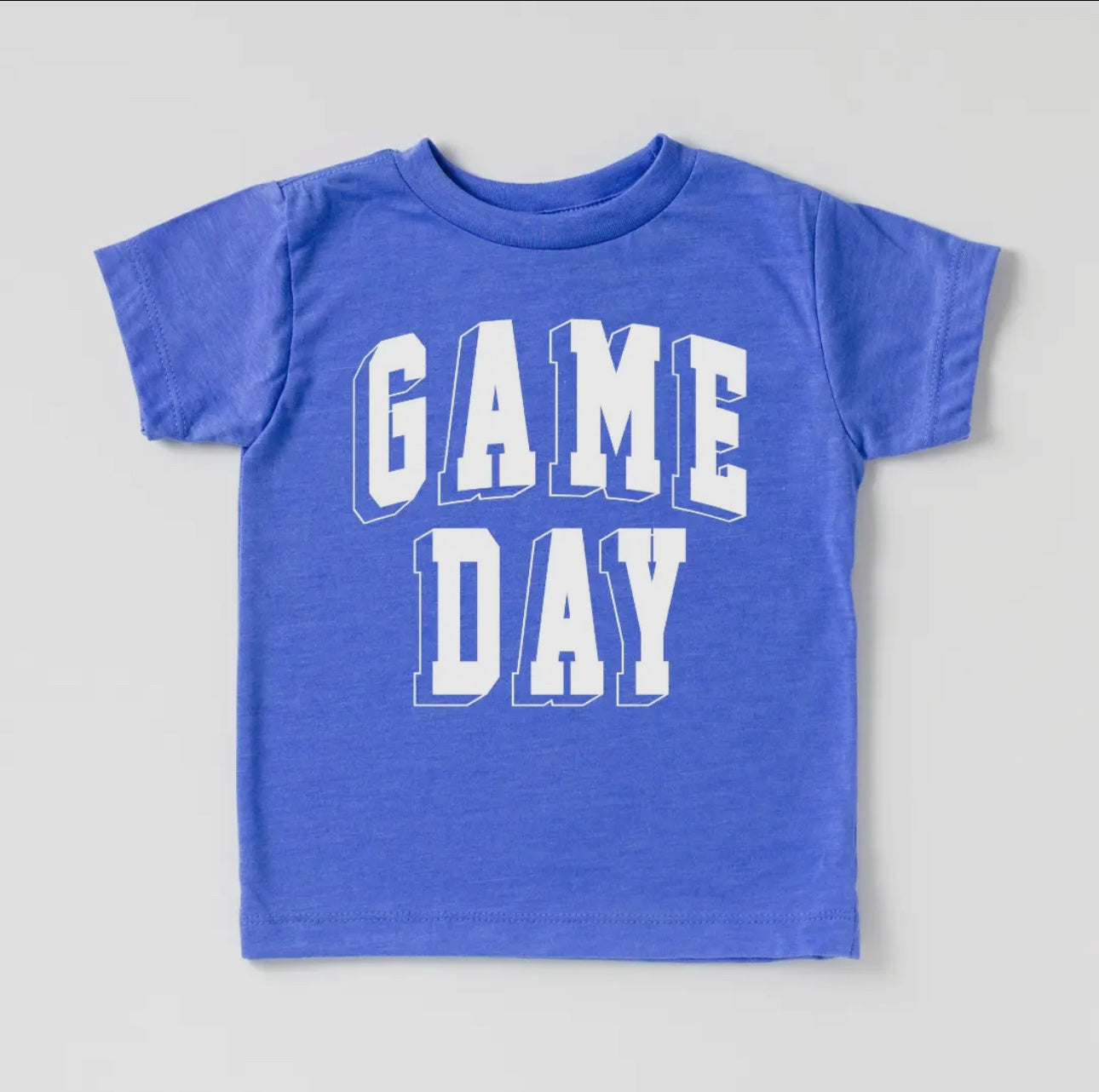 Childrens Royal Blue Game Day Tee