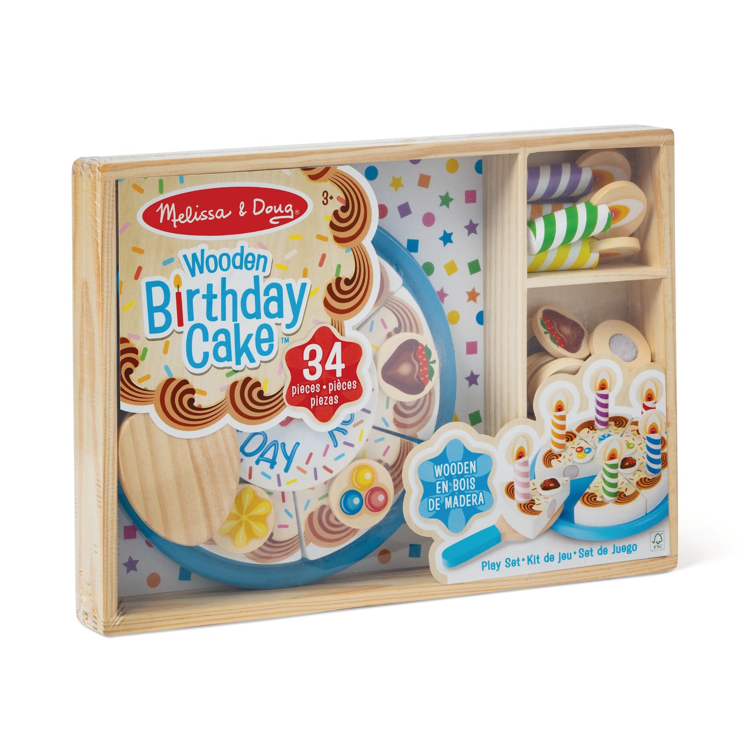 CHILDRENS BIRTHDAY CAKE SET