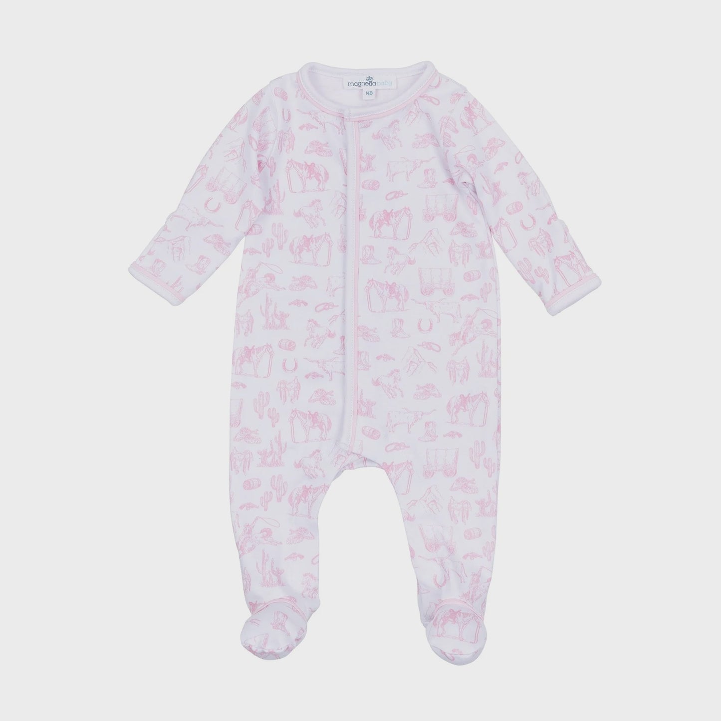 CHILDRENS WILD WEST TOILE FOOTIE