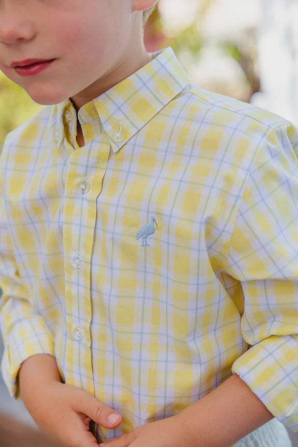 CHILDRENS FORSYTH PARK PLAID DEANS SHIRT