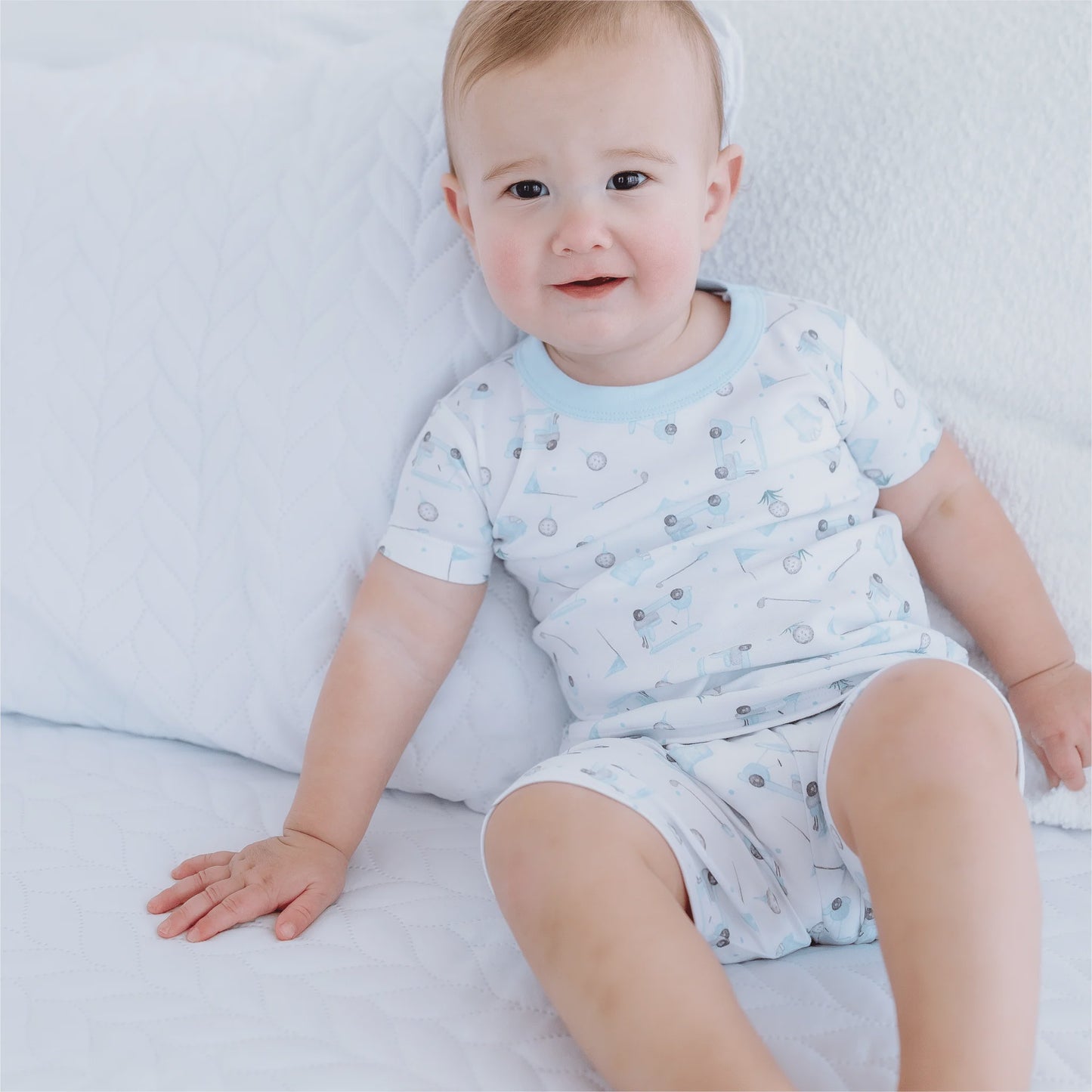 CHILDRENS LITTLE GOLFER SHORT PJS
