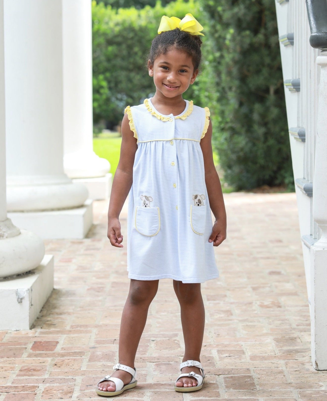 CHILDRENS PUPPY PAWS DRESS