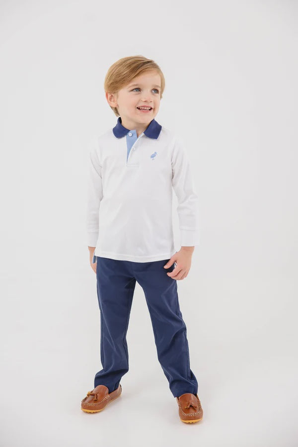 CHILDRENS NAVY PREPLETIC SHEFFIELD PANT