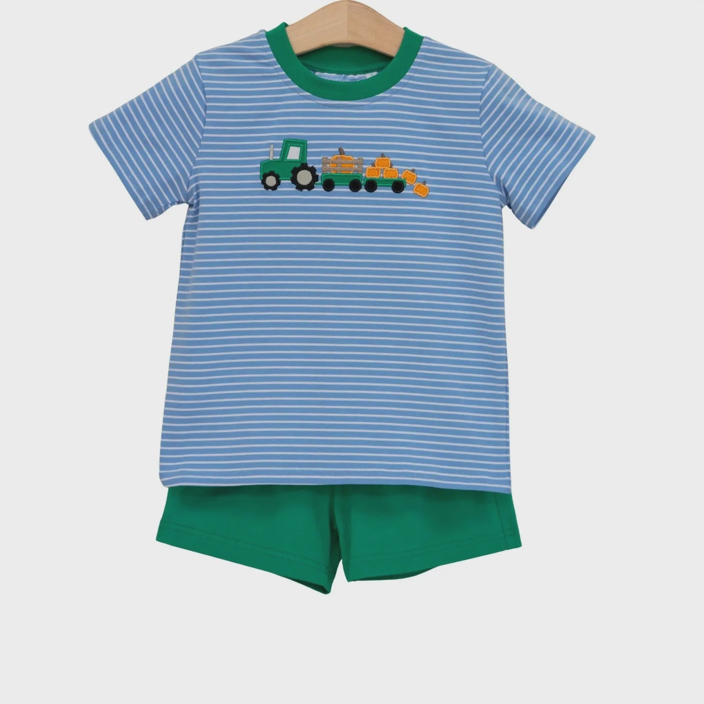 CHILDRENS TRACTOR TRAIL SHORT SET