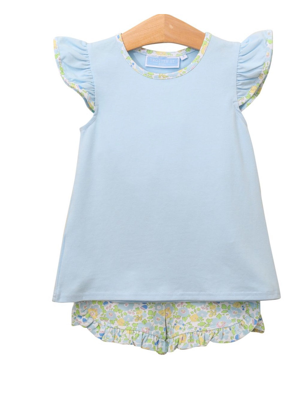 Childrens Blooming Floral Short Set