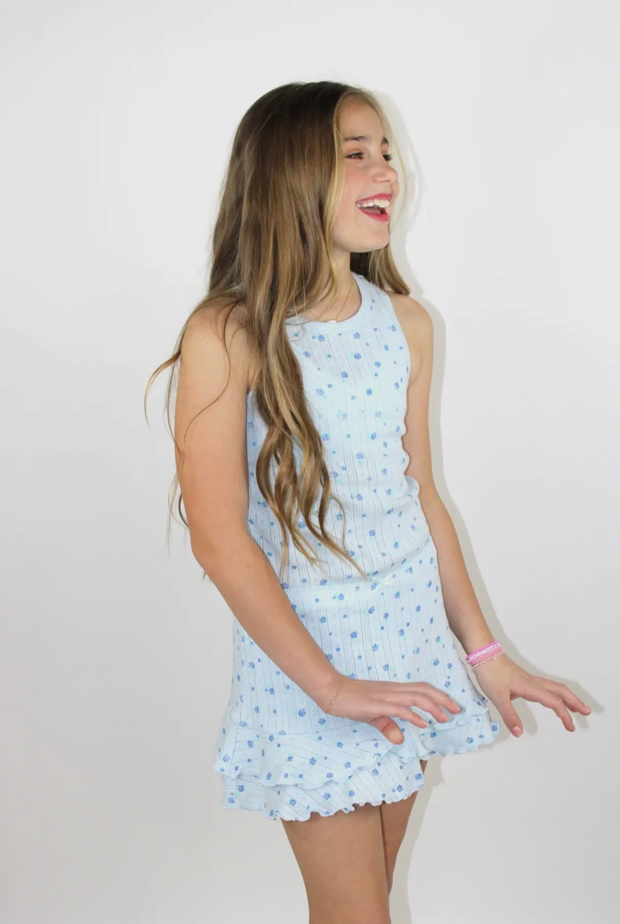 Childrens Ditsy Rose Tank