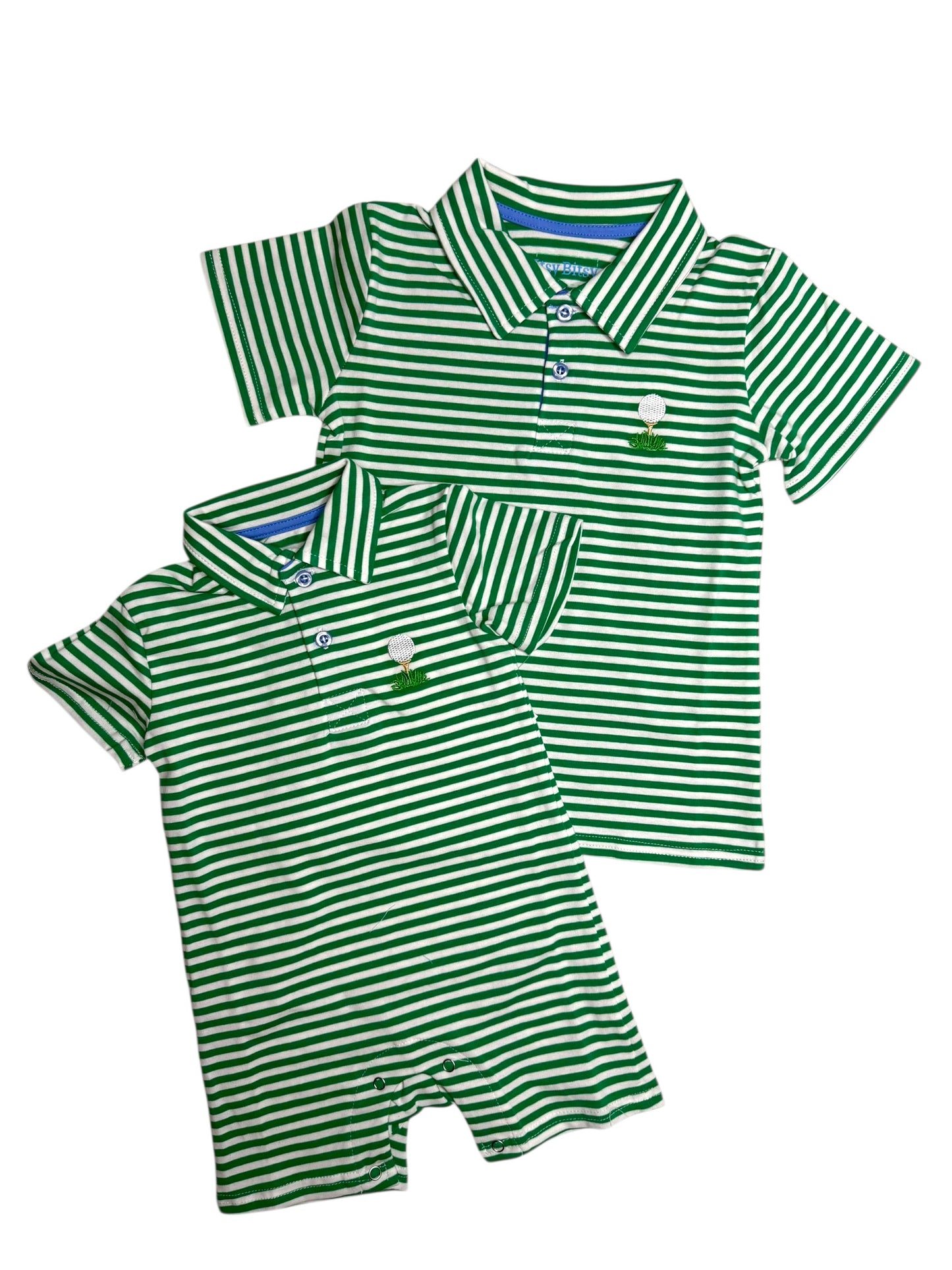 CHILDRENS GOLF POLO ROMPER