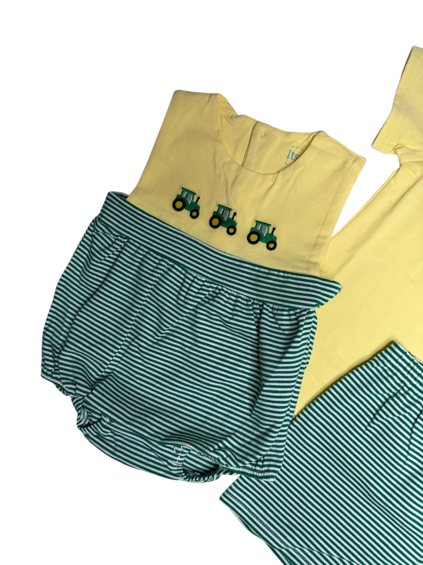 CHILDRENS TRACTOR SUNSUIT