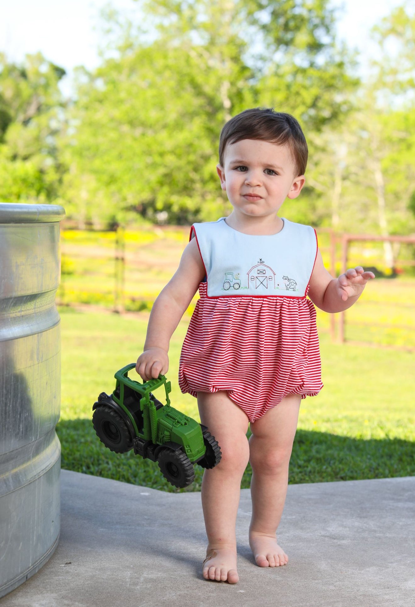 Childrens TSK Farm Embroidery Bubble