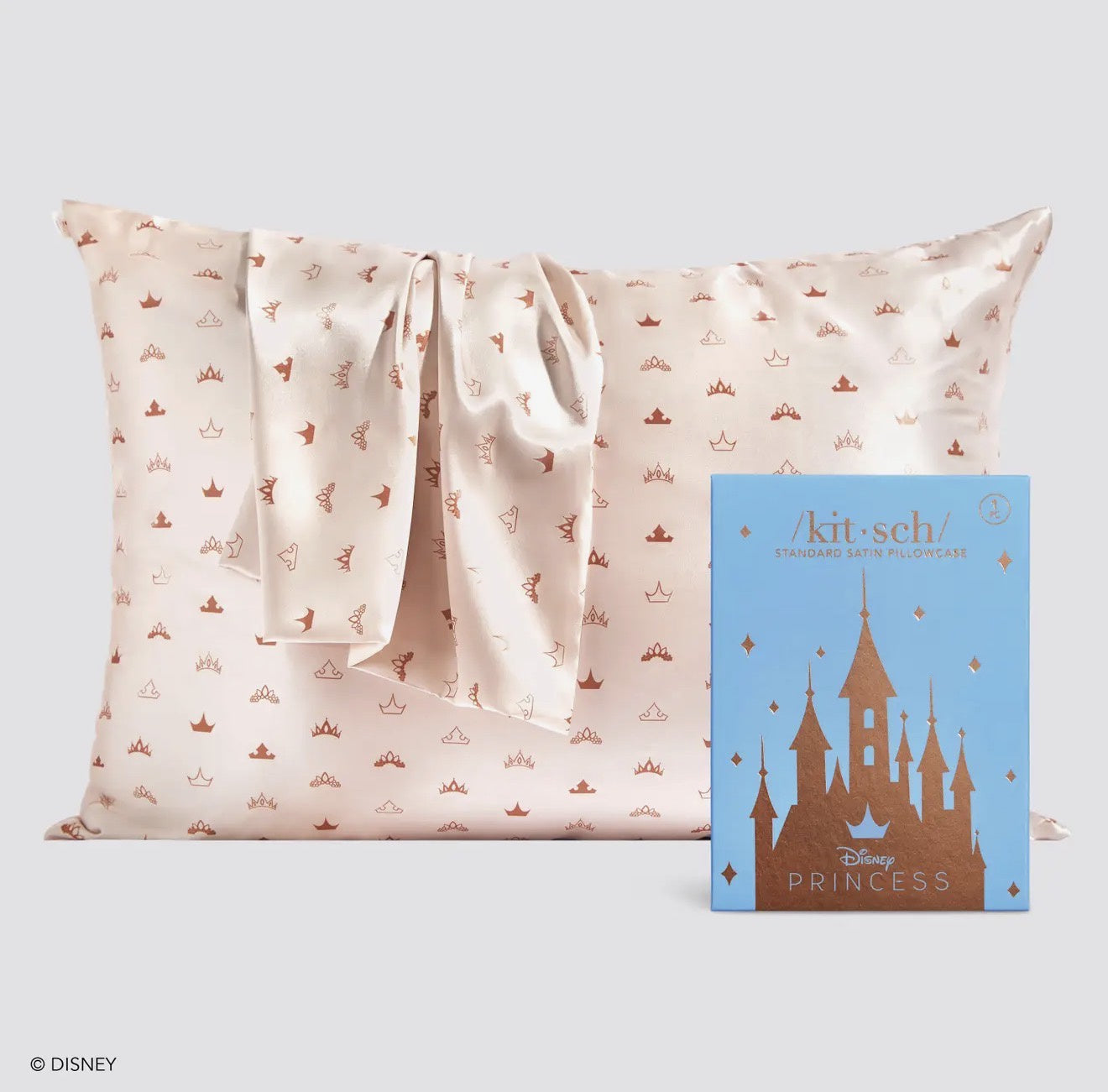 CHILDRENS PRINCESS SATIN PILLOW CASE