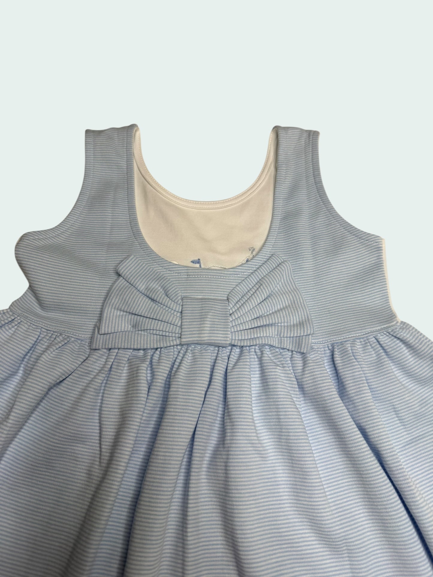 CHILDRENS 3 BOATS BOW BACK DRESS