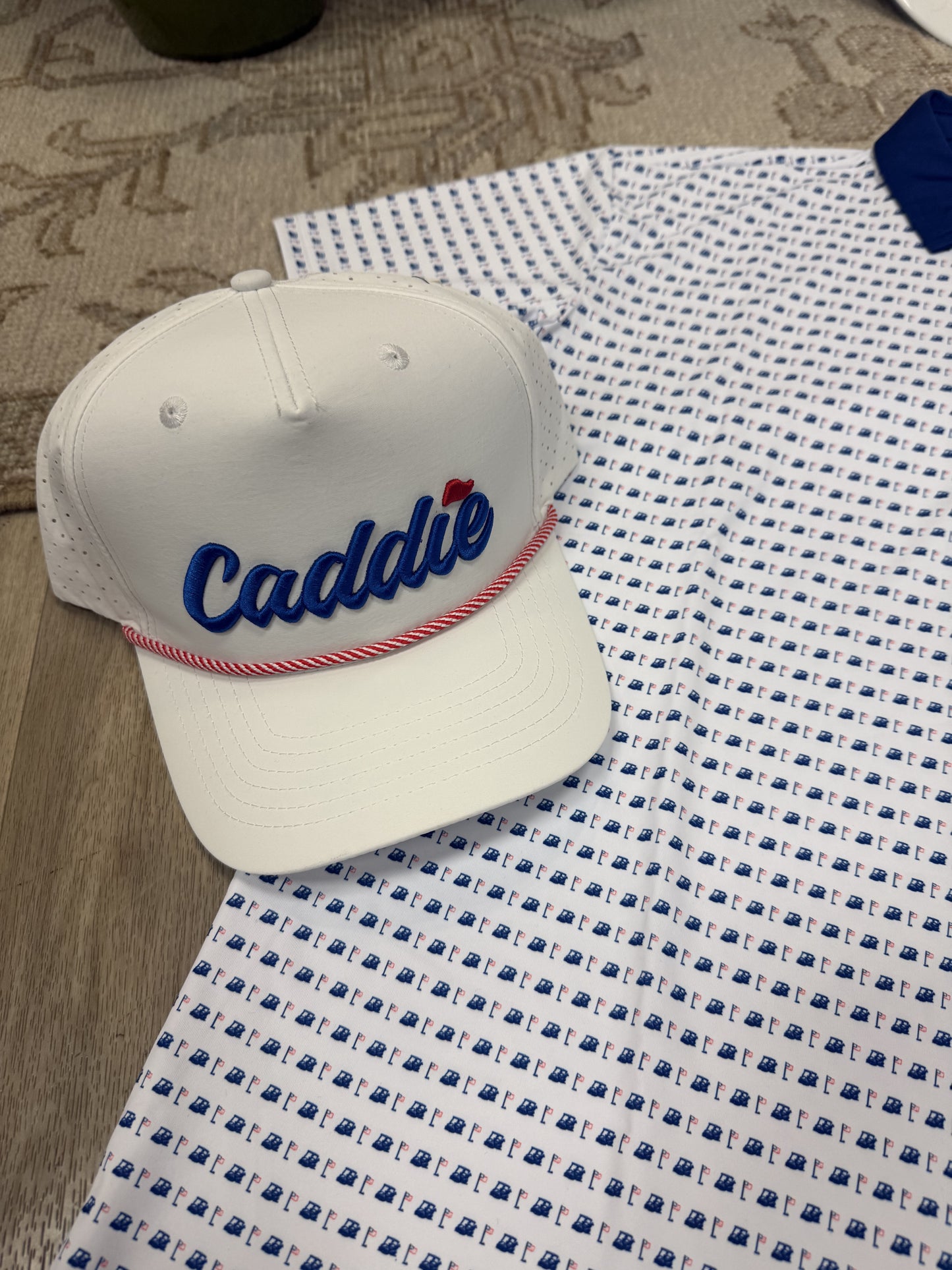 CHILDRENS CADDIE ADULT ROPE HAT