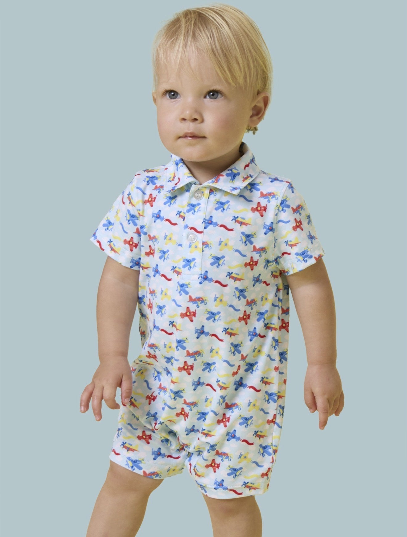 CHILDRENS TINY PLANE ROMPER