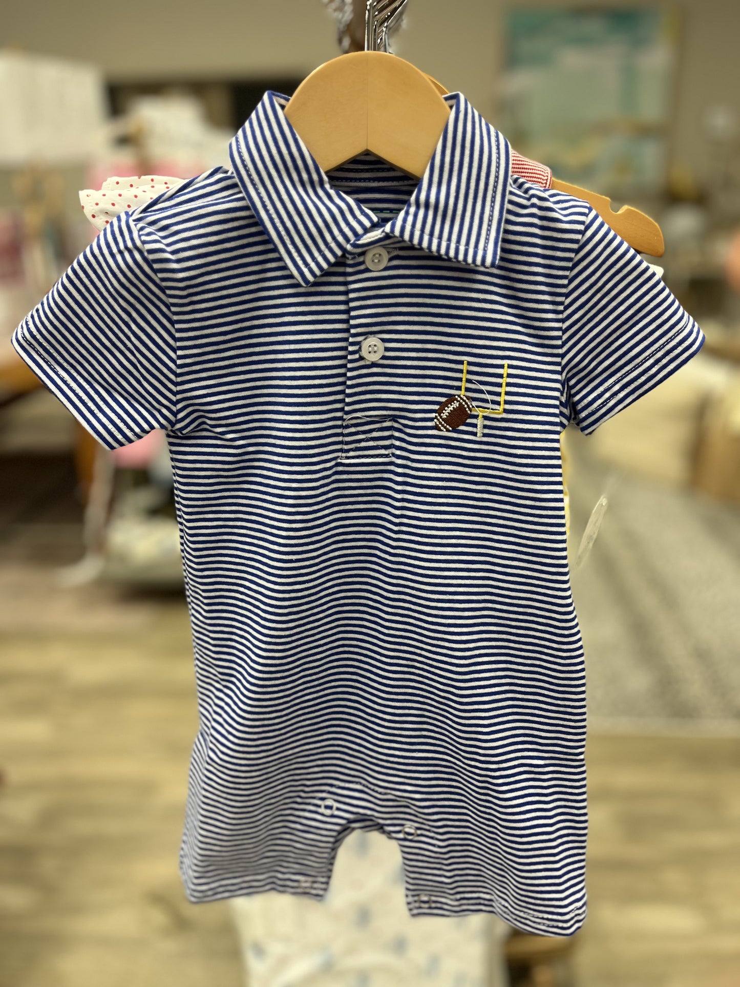CHILDRENS GAMEDAY POLO ROMPER
