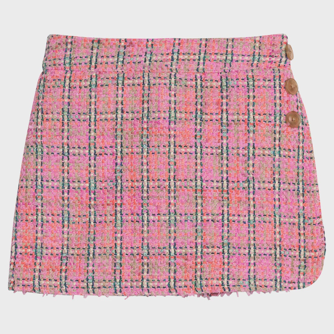 CHILDRENS PALERMO PLAID SKORT