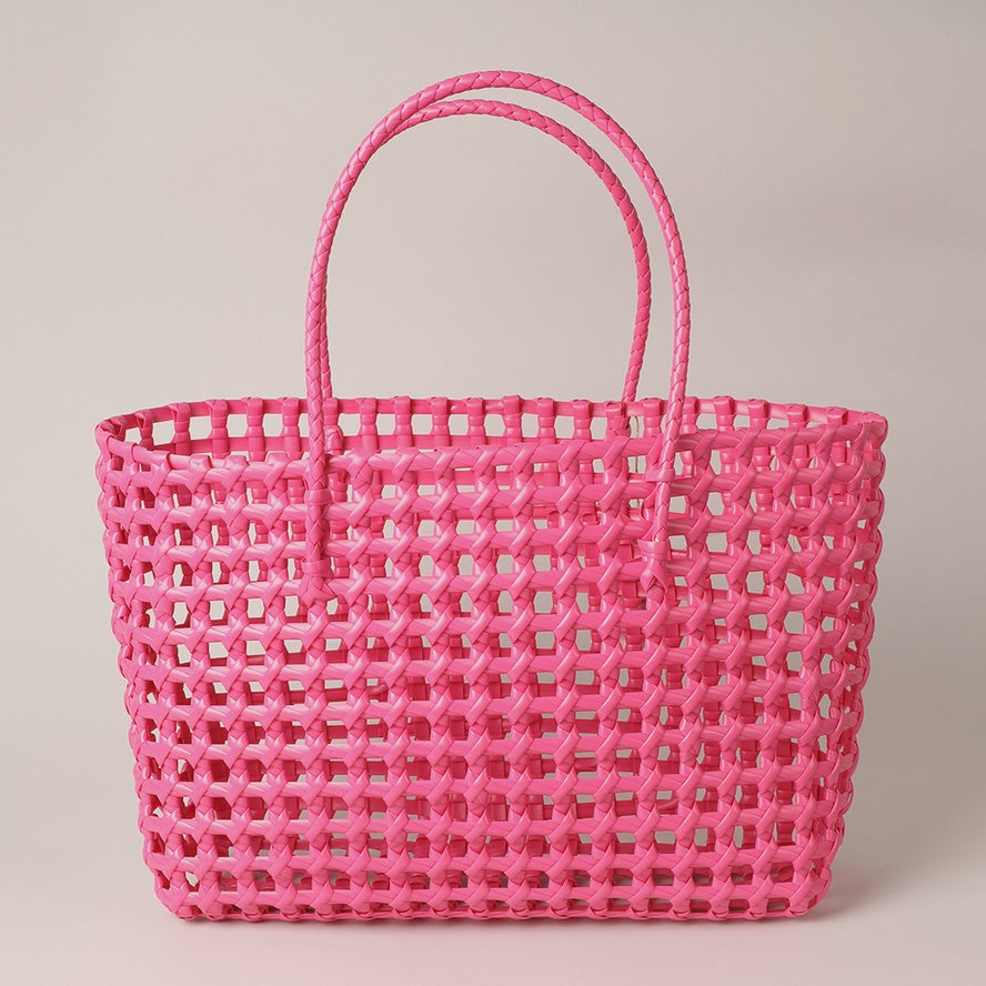 WOMENS WOVEN POOL TOTE