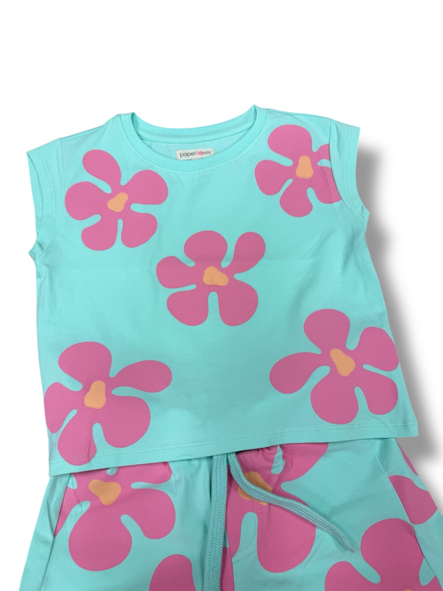 Childrens Retro Flower Tank