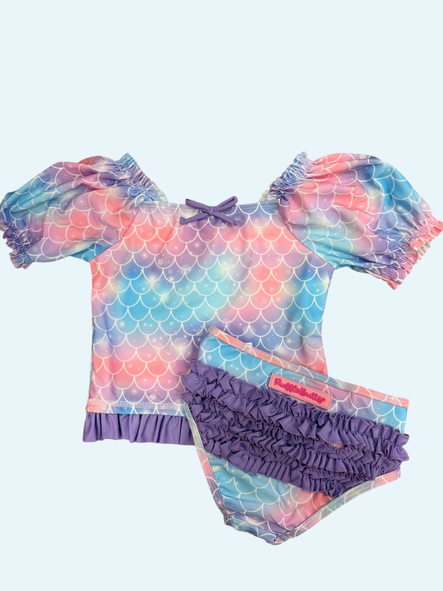 CHILDRENS MERMAID TANKINI SET