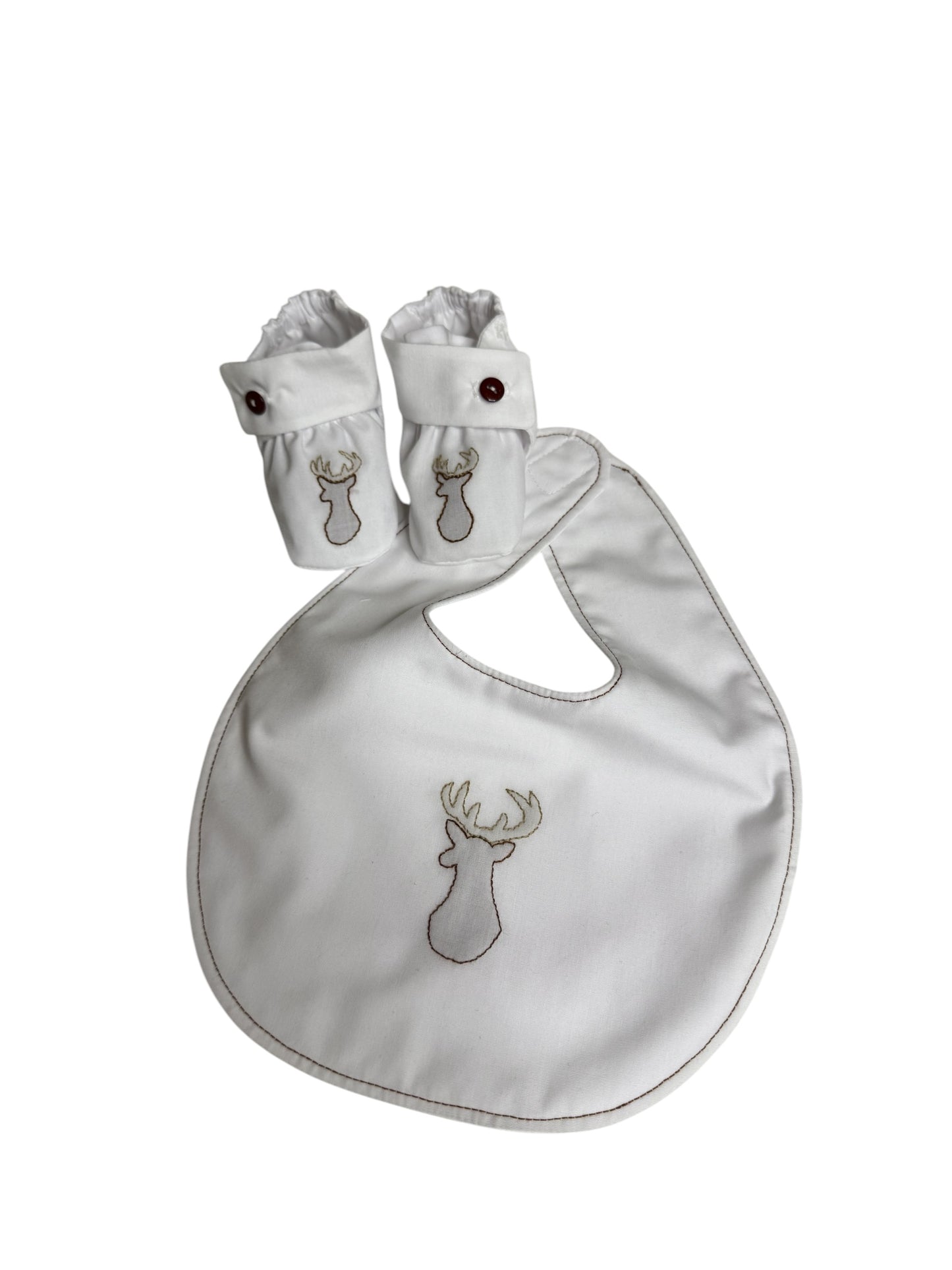 Childrens Bootie & Bib Set