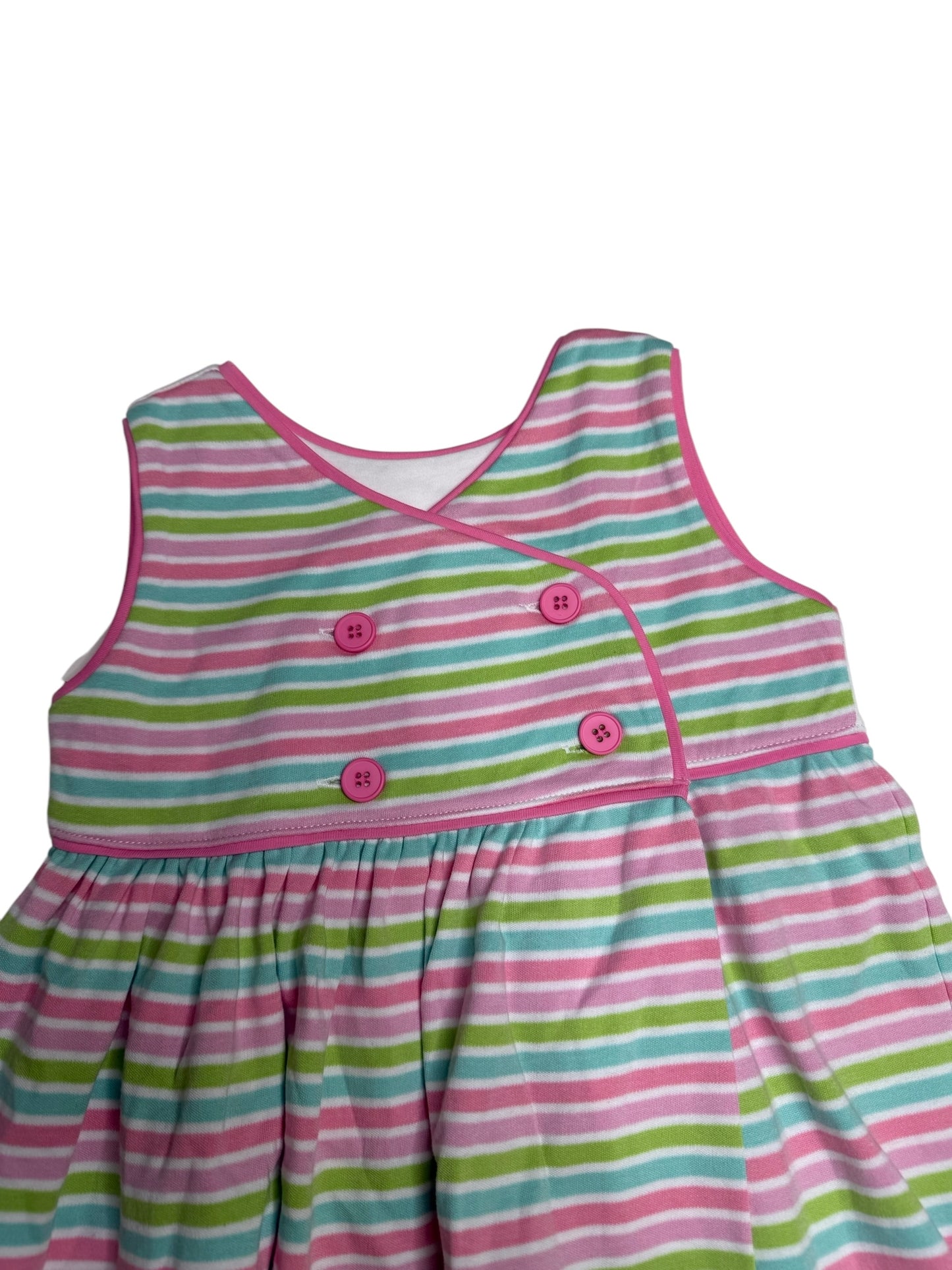 CHILDRENS BUTTON BACK FISH DRESS