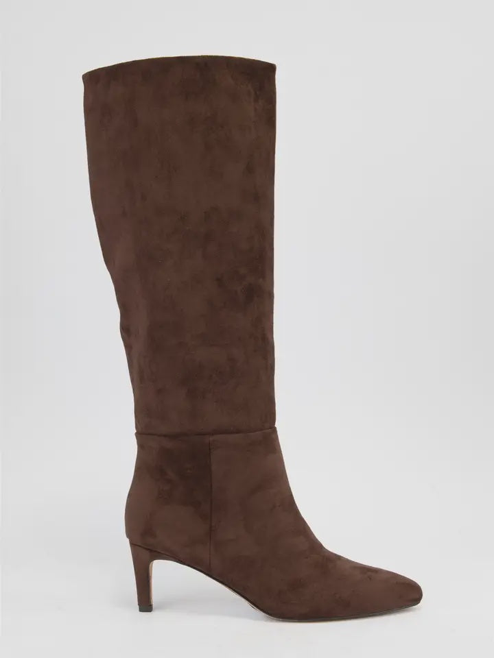 WOMENS SUEDE BROWN BOOT