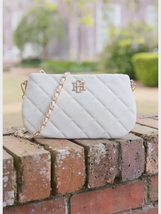 WOMENS LIVI QUILTED CROSSBODY IN CREAM