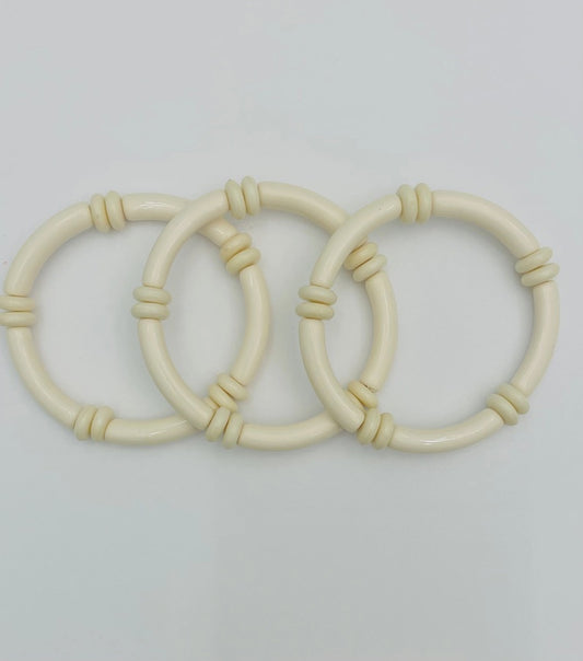 WOMENS TUBE BRACELET WITH BEADS