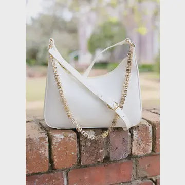 WOMENS BILLIE CROSSBODY WITH CHAIN IN CREAM