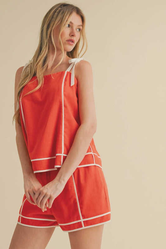 WOMENS CONTRAST STRIPE SET