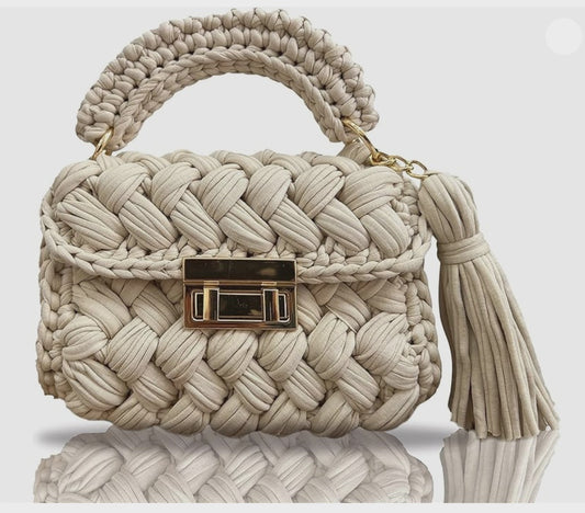 WOMENS CLUTCH WOVEN HANDBAG