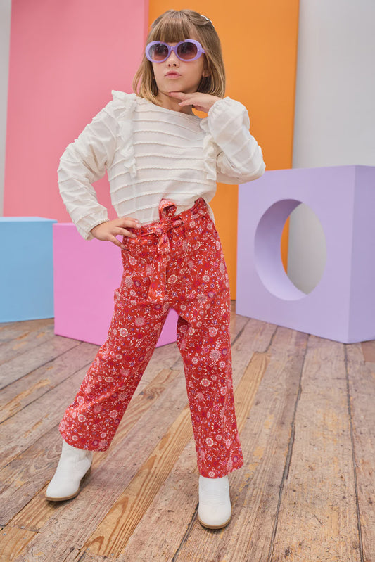 CHILDRESN RUFFLE BLOUSE