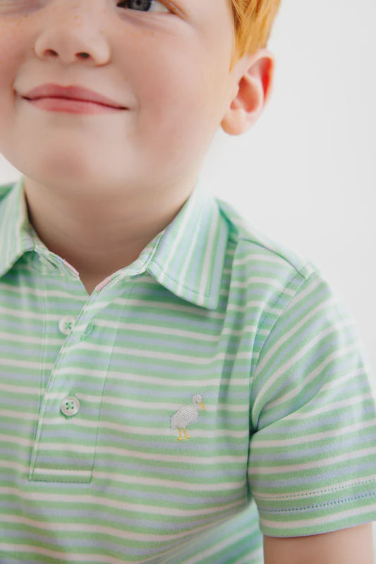 CHILDRENS PRIM & PROPER POLO SUMNER COUNTY STRIPE