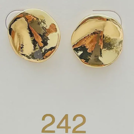 WOMENS BEST BASIC EARRING IN GOLD