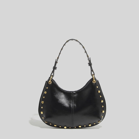 WOMENS RETRO STUDDED HANDBAG