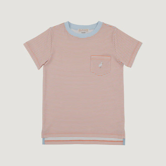 CHILDRENS CARTER TEE IN SEASHORE SHERBET STRIPE