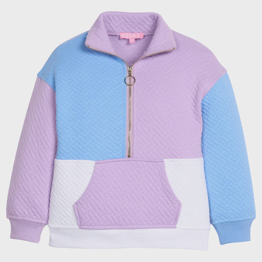 CHILDRENS BISBY COLOR BLOCK PULLOVER