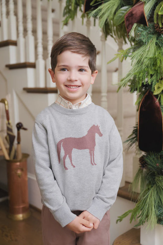 CHILDRENS ISAAC INSTARISA HORSE SWEATER
