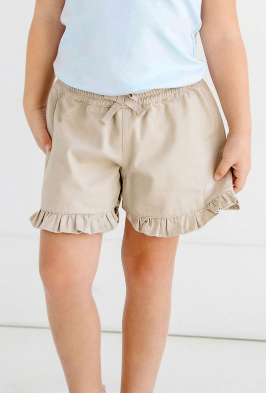 Childrens Shelby Anne Khaki Shorts