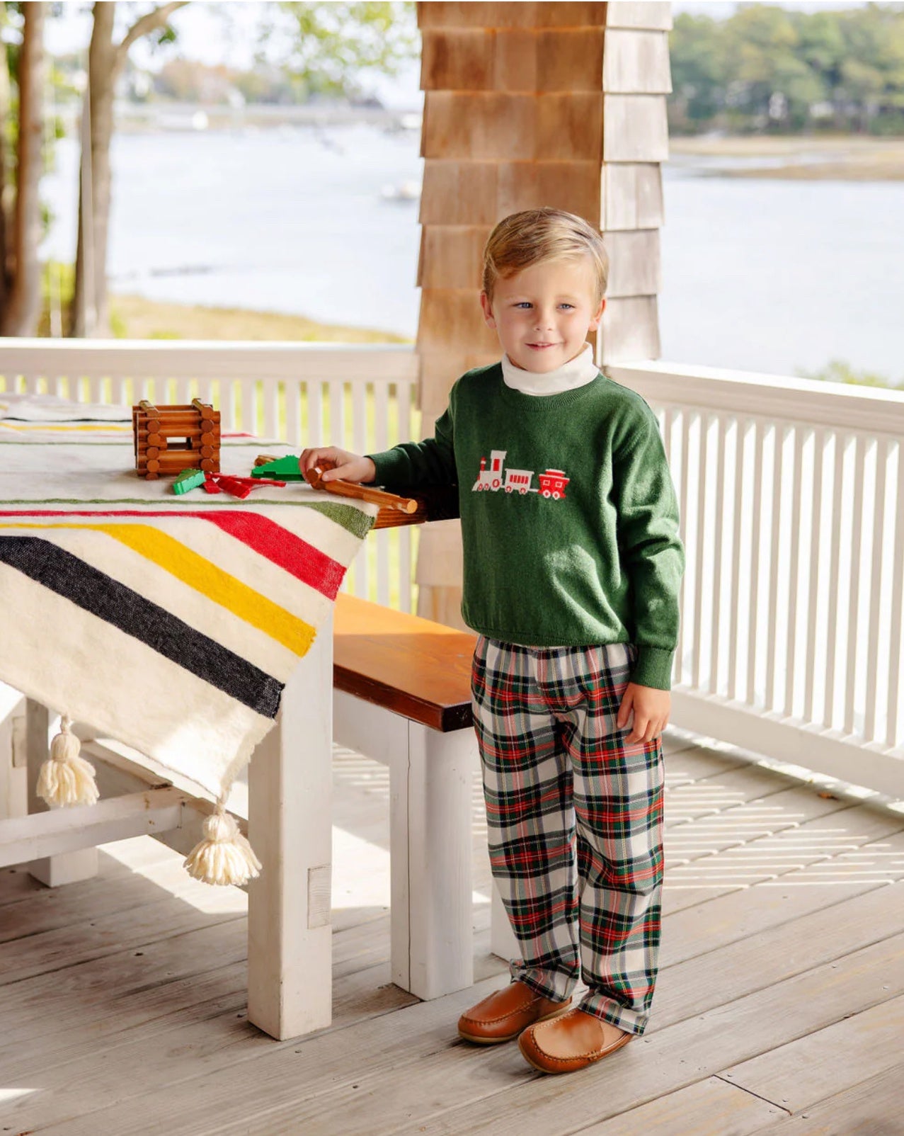 Childrens Sheffield Pant in Aiken Place Plaid