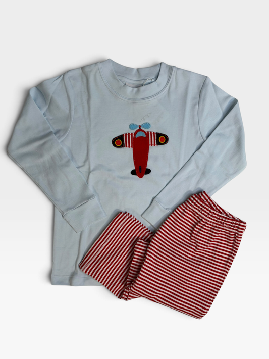 CHILDRENS AIRPLANE PANT SET